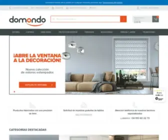 Domondo.es(Estores, venecianas, cortinas) Screenshot