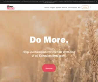 Domore.ag(The Do More Agriculture Foundation) Screenshot