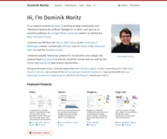 Domoritz.de(Dominik Moritz) Screenshot