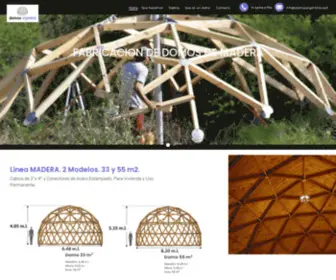 Domosdemadera.com(Domos de Madera) Screenshot