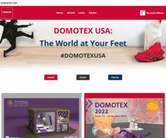 Domotexusa.com(Domotex USA) Screenshot