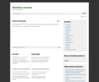 Domoticausuarios.es(Domótica usuarios) Screenshot