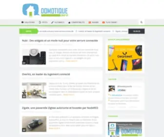 Domotique-Info.fr(Le blog de la maison connectée) Screenshot