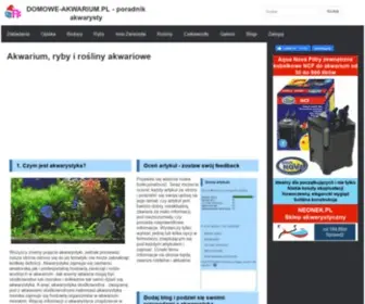 Domowe-Akwarium.pl(Rośliny) Screenshot