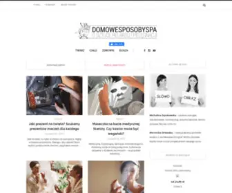 Domowesposobyspa.pl(Domowe Sposoby Spa) Screenshot