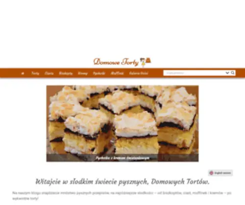 Domowetorty.com(Przepisy na torty) Screenshot