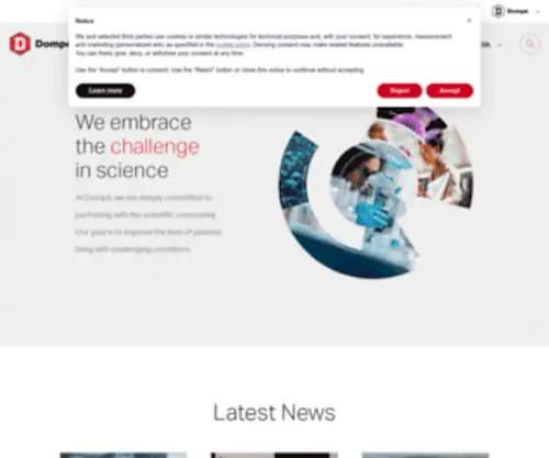 Dompe.us(Dompé) Screenshot
