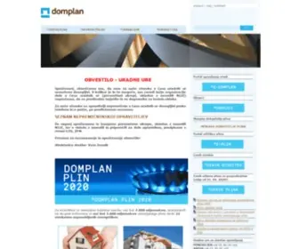 Domplan.si(DOMPLAN d.d) Screenshot