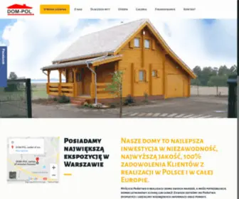 Dompol.com(DOMY EKOLOGICZNE I ENERGOOSZCZĘDNE) Screenshot