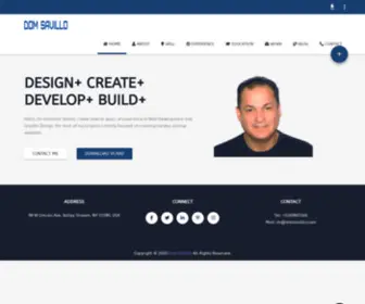 Domsavillo.com(VCard, Portfolio, Blog) Screenshot