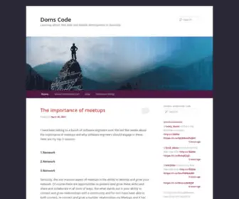 Domscode.com(Doms Code) Screenshot