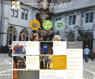 Domsingschule-AAchen.de(Domsingschule Aachen) Screenshot