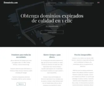 Domstocks.es(Dominios expirados de calidad en 1 clic) Screenshot