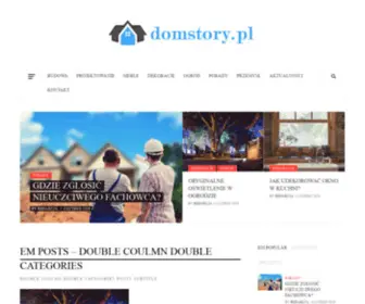 Domstory.pl(Portal wnętrzarsko) Screenshot