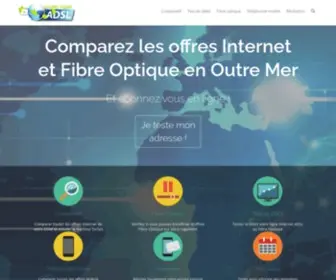 Domtom-ADSL.com(Comparatif d'offres ADSL) Screenshot