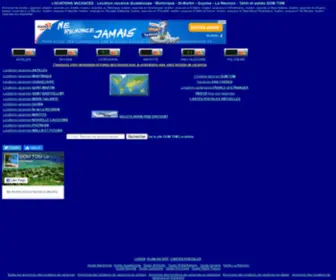 Domtomloc.com(Location vacances en Guadeloupe Martinique Saint) Screenshot