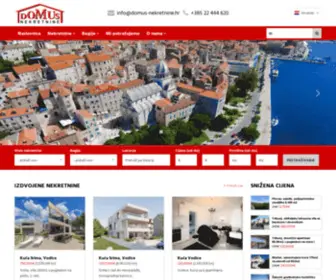 Domus-Nekretnine.hr(Domus nekretnine Vodice) Screenshot
