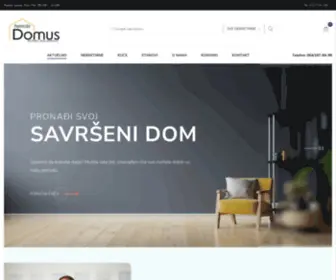 Domus-Nekretnine.rs(Domus nekretnine) Screenshot