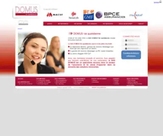 Domus-Services.fr(Domus vie quotidienne) Screenshot