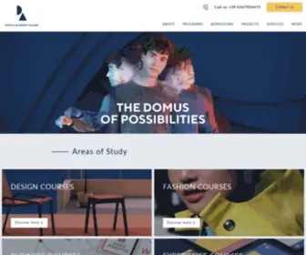 Domusacademy.com(Domus Academy) Screenshot