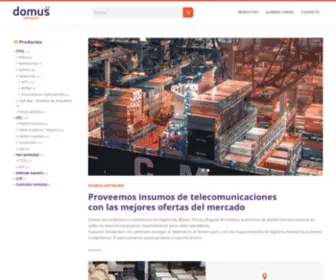 Domusntw.com(Soluciones en redes de telecomunicaciones) Screenshot