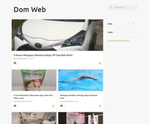 Dom.web.id(Dom Web) Screenshot