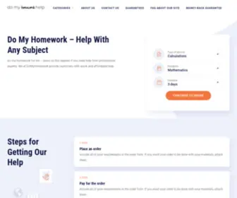 Domyhomework.help(Do my homework) Screenshot
