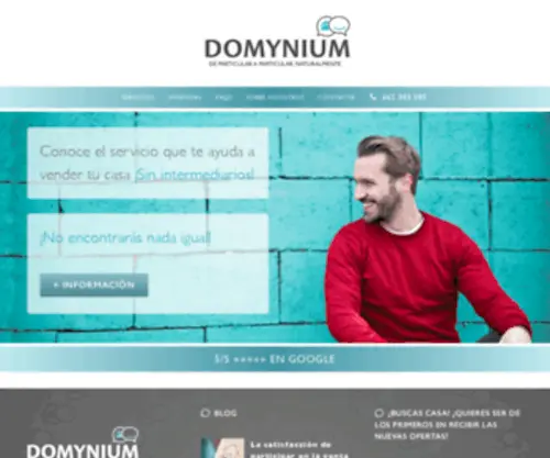 Domynium.com(Como vender un piso sin intermediarios) Screenshot