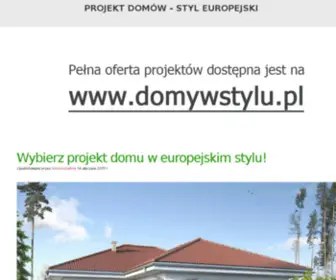 Domywstylu.eu(Domów) Screenshot