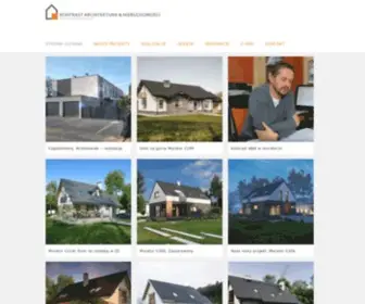 Domyzkontrastem.com(Architekt częstochowa) Screenshot