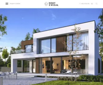 DomyzwizJa.pl(Gotowe projekty nowoczesnych domów jednorodzinnych) Screenshot