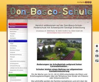 Don-Bosco-Schule-Recke.de(Förderschule) Screenshot