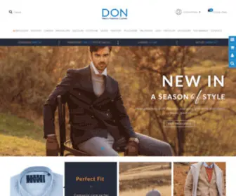 Don-Men.com(Costume, Sacouri, Camasi, Pantaloni si Pantofi barbati) Screenshot
