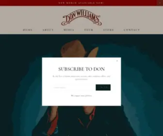Don-Williams.com(Don Williams) Screenshot