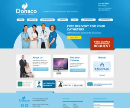Donacomedical.com(Donaco Medical) Screenshot