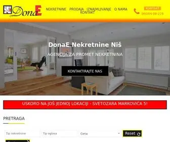 Donae.rs(Agencija za promet nekretnina) Screenshot