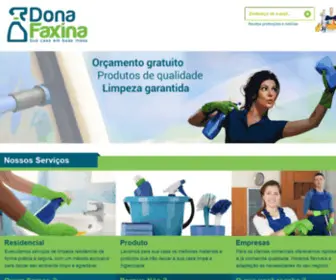 Donafaxina.com.br(Dona Faxina) Screenshot