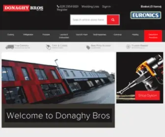 Donaghybros.co.uk(We stock all the electrical appliances you could need for your home. FREE NI & UK Mainland delivery) Screenshot