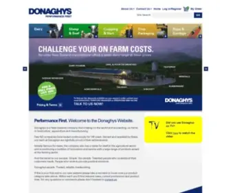 Donaghys.com(Donaghys Ltd) Screenshot