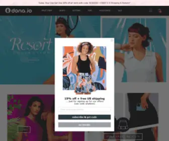 Donajofitwear.com(Tennis Skirts) Screenshot