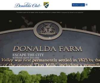 Donaldaclub.ca(Escape the city) Screenshot