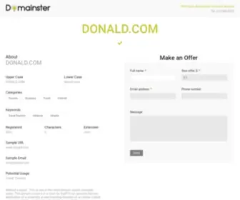 Donald.com(Web Hosting by FatCow) Screenshot