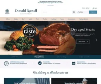 Donaldrussell.com(Buy Meat Online) Screenshot