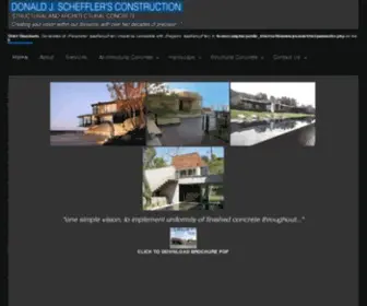 Donaldschefflerconstruction.com(Donald Scheffler Construction) Screenshot