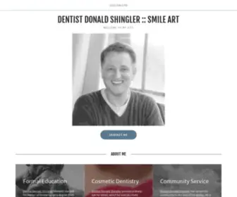 Donaldshingler.com(Donald Shingler) Screenshot