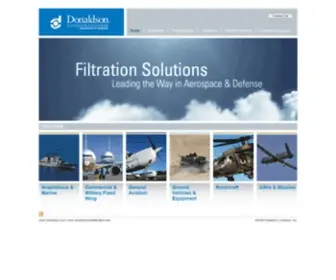 Donaldsonaerospace-Defense.com(Donaldson Aerospace & Defense) Screenshot