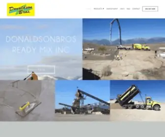 Donaldsonbros.com(Landscaper & Contractor in Hamilton) Screenshot