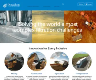 Donaldson.co.za(Donaldson Company) Screenshot