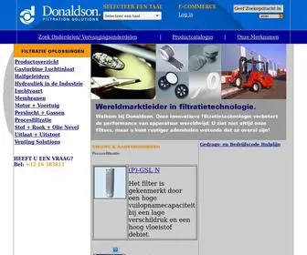 Donaldson.com(Donaldson Company) Screenshot