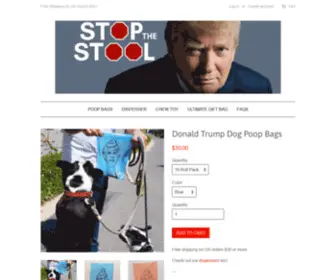 Donaldtrumpdogpoopbags.com(Donaldtrumpdogpoopbags) Screenshot